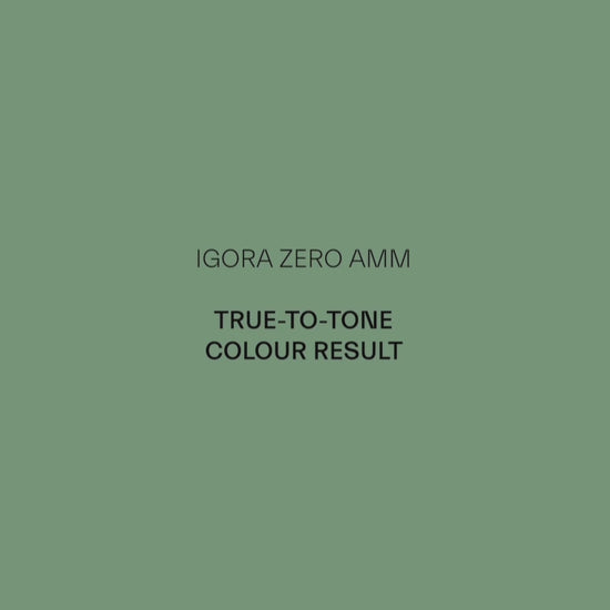 Applying SCHWARZKOPF IGORA ZERO AMMONIA 10-19 for light blonde ash violet tones