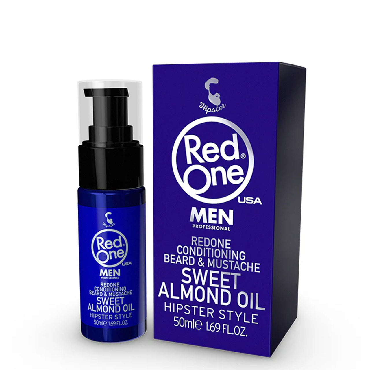 Redone Conditioning Beard And Mustache Sweet Almond Oil Hipster Style 50ml