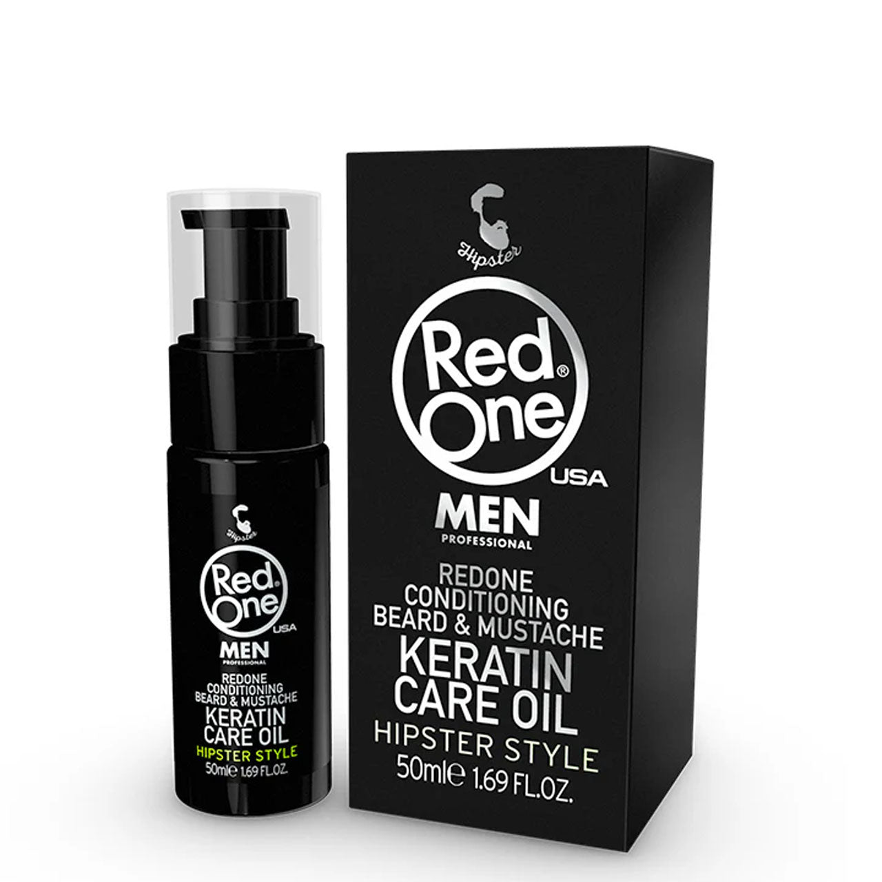 Redone Conditioning Beard And Mustache Keratin Care Oil Hipster Style 50ml
