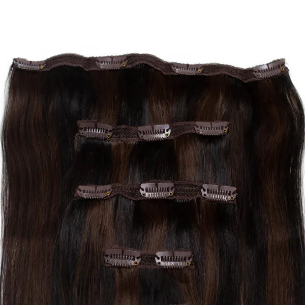 Seamless1 Ritzy Blend Clip-in Human Hair in 5 Piece 21-22 inches / 53.5-56 cm - 110 grams