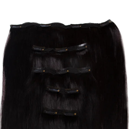 Seamless1 Ritzy Clip-in Human Hair in 5 piece 21-22 inches / 53.5-56 cm - 110 grams