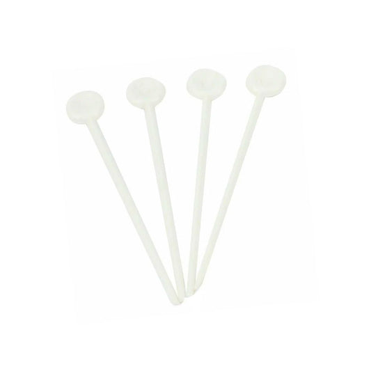 Plastic Perm Roller Pins White 50Pk