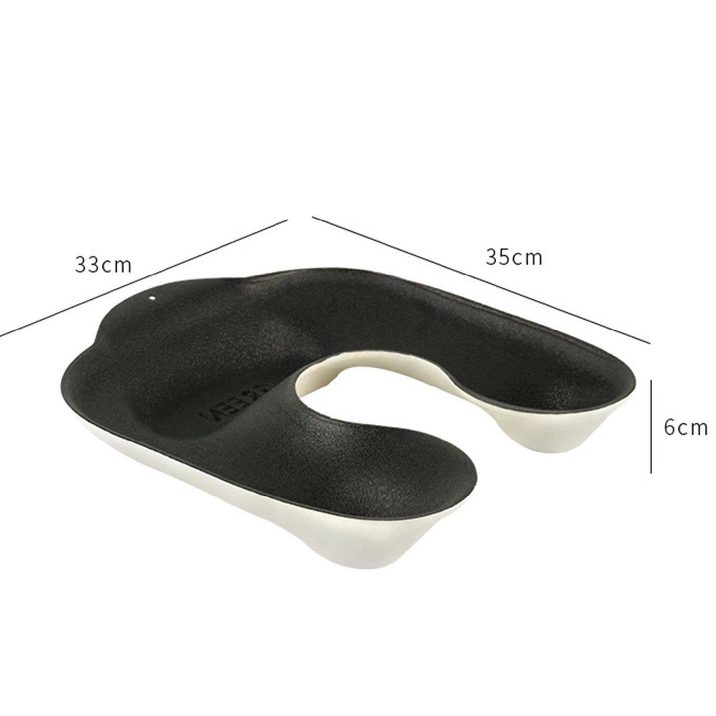 Softsink Perming Tray Clothing Protector Neck Tray Black