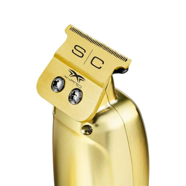 Style Craft by Silver Bullet Saber Professional Metal Trimmer With Digital Brushless Motor Gold