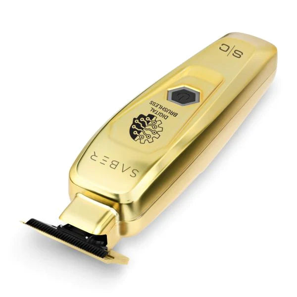 Style Craft by Silver Bullet Saber Professional Metal Trimmer With Digital Brushless Motor Gold