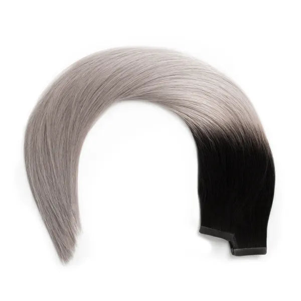 Seamless1 Salt N Pepper Ultimate Tape Extentions 21.5-22 inches / 54.5-56 cm-20 Pieces-47-50 grams