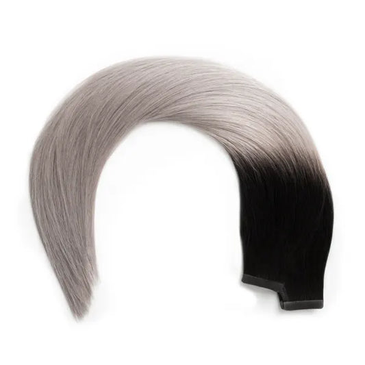 Seamless1 Salt N Pepper Ultimate Tape Extentions 21.5-22 inches / 54.5-56 cm-20 Pieces-47-50 grams