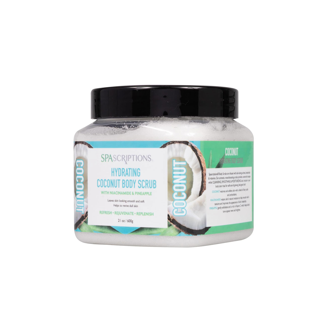 Spascriptions Hydrating Coconut Body Scrub 600G - LF Hair and Beauty ...