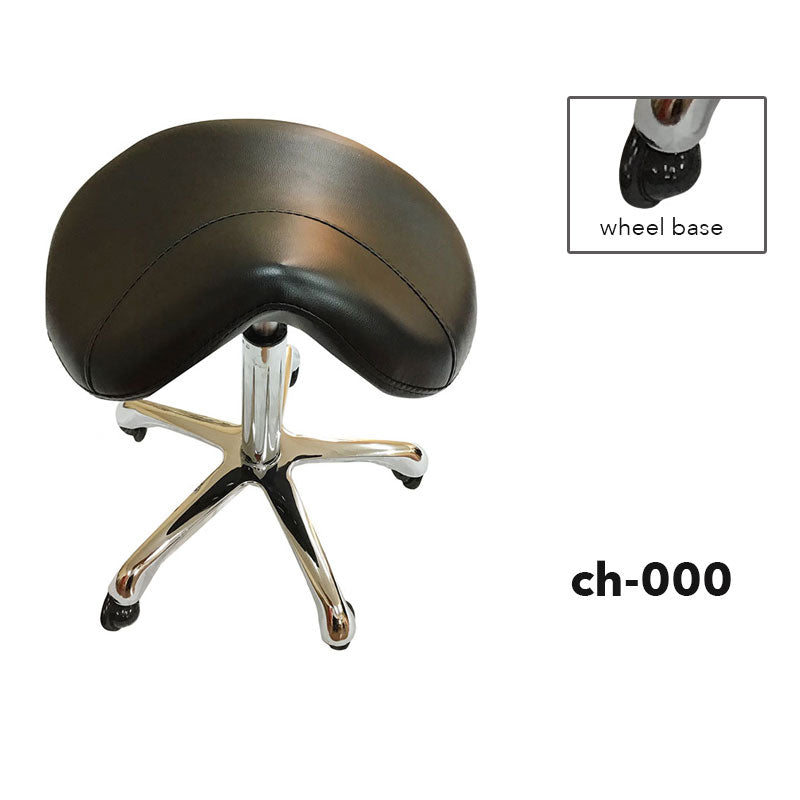 SADDLE BLACK STOOL