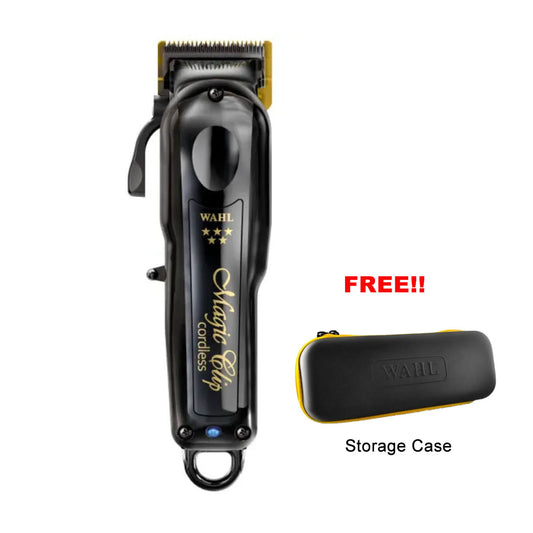 Wahl 5 Star Black Magic Clip Clipper ** Free Storage Case **