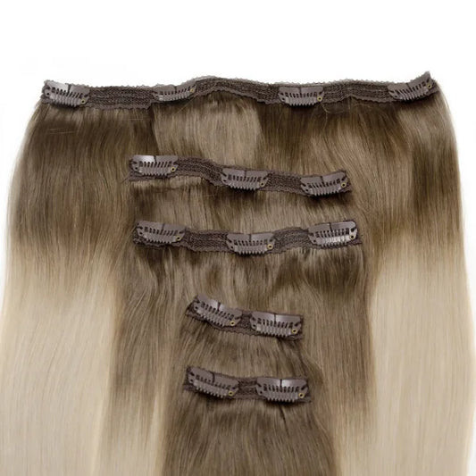 Seamless1 Summer Days Clip-in Human Hair in 5 Piece 21-22 inches / 53.5-56 cm - 110 grams