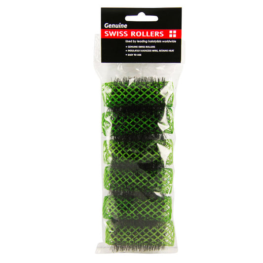 Swiss Rollers - Dark Green 25mm 6 Pcs