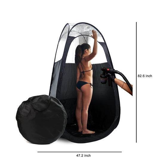 Black Pop Up Spray Tent