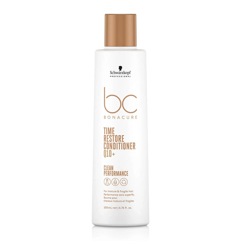 Schwarzkopf BC Bonacure - Q10+ Time Restore Conditioner For Mature and Fragile Hair - 200ml