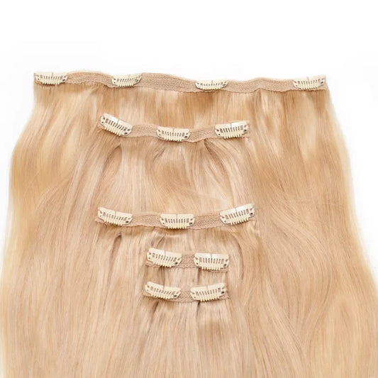 Seamless1 Vanilla Clip-in Human Hair in 5 piece 21-22 inches / 53.5-56 cm - 110 grams