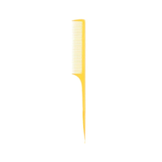 Professional Plastic Tail Comb - High-Visibility Yellow