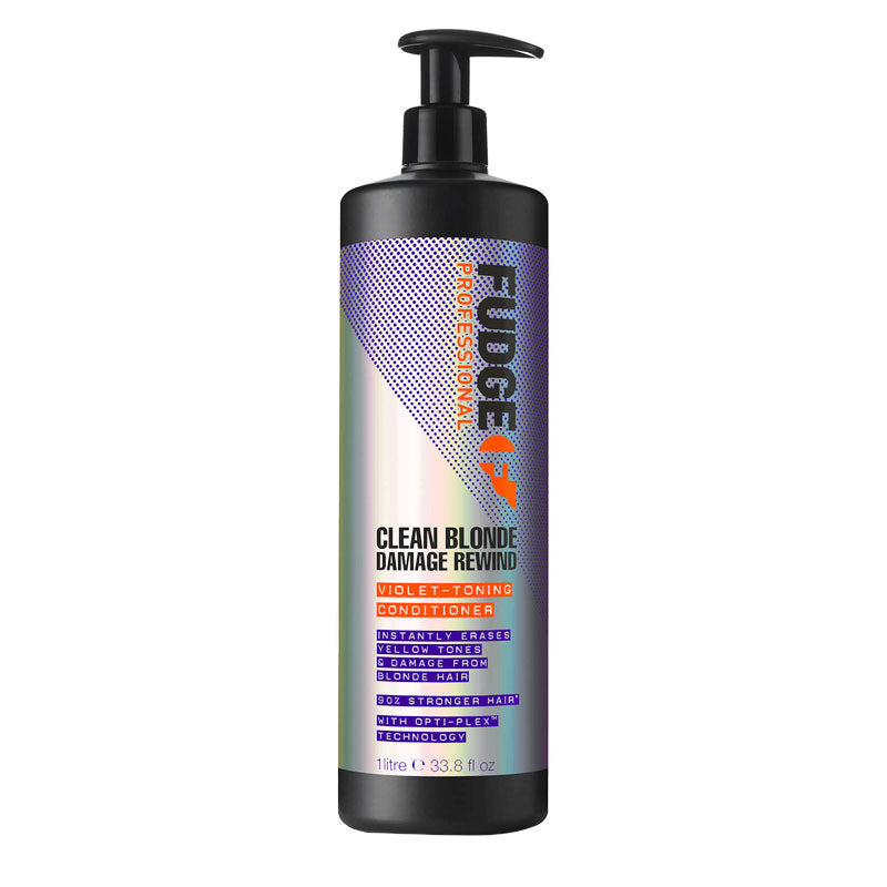 Fudge Clean Blonde Damage Rewind Violet Toning Conditioner 1L